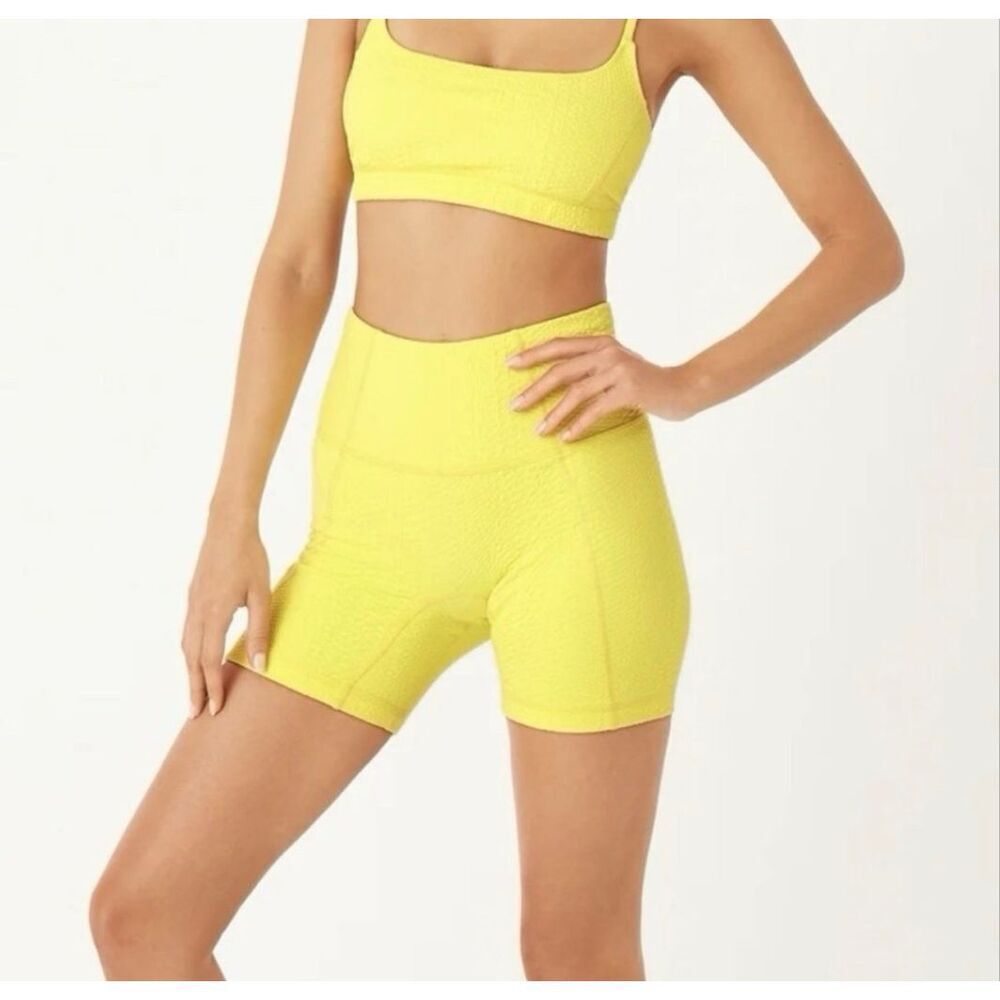 Gigi C Mila Short Yellow Nwt Size XS